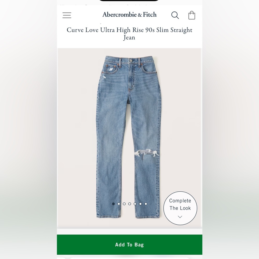 Abercrombie and fitch jeans